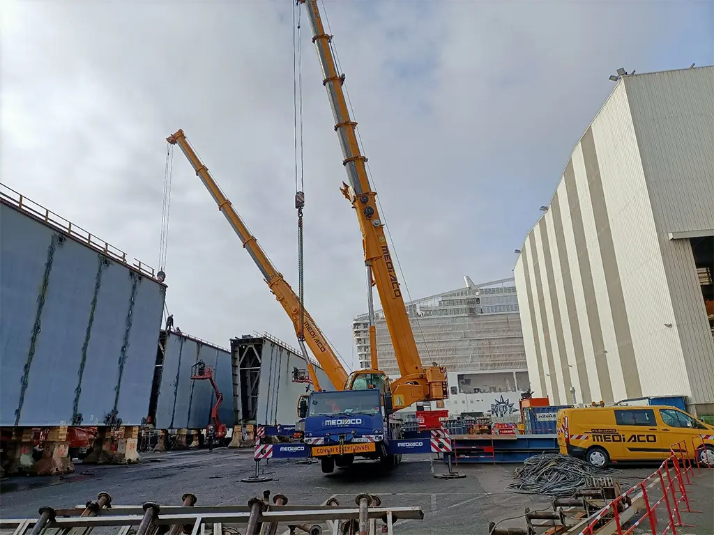 Location camion grue à Nantes