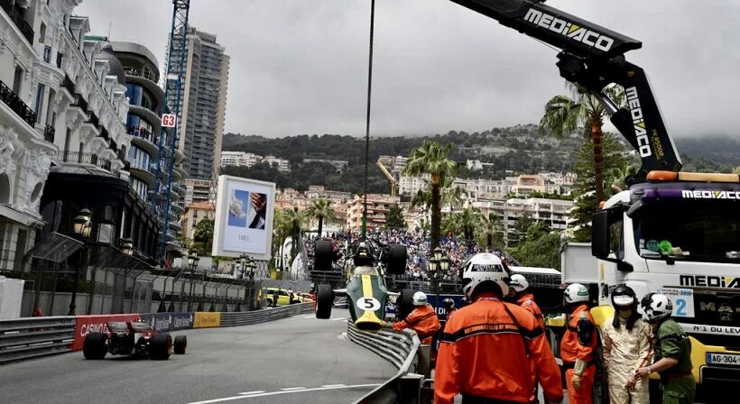 Grue de levage circuit Monaco