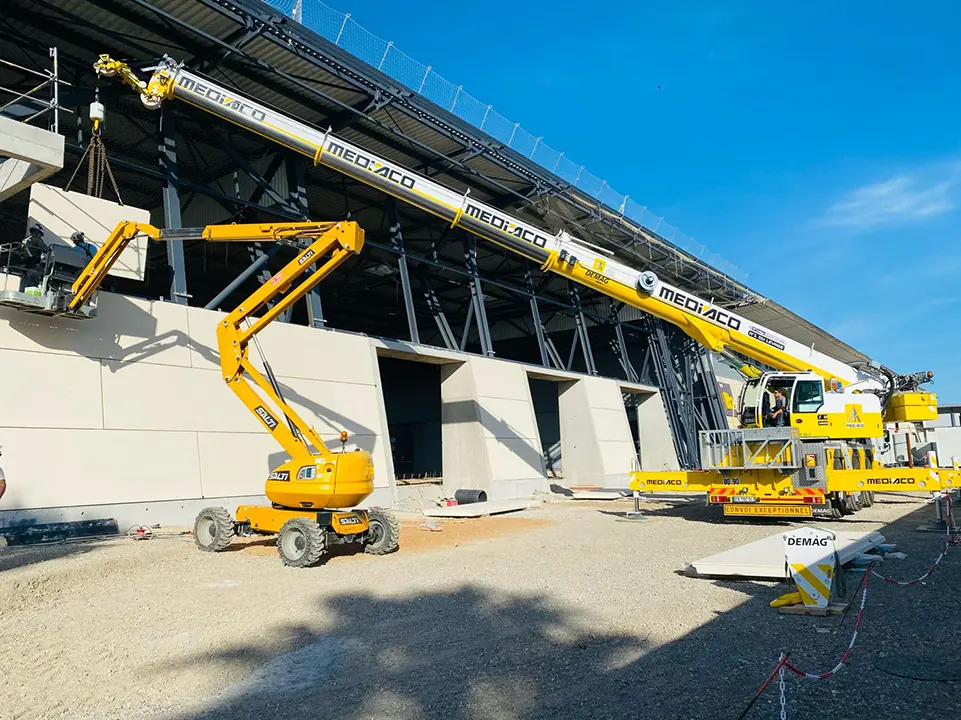 Location grue mobile à Montpellier