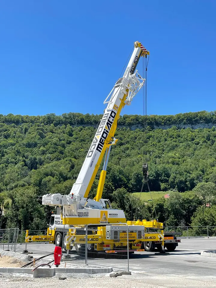 Location grue mobile à Belfort