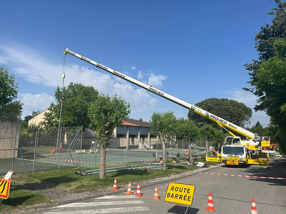 Location grue mobile à Toulouse